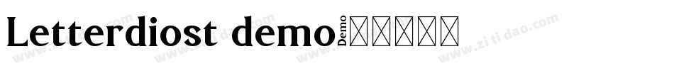 Letterdiost demo字体转换